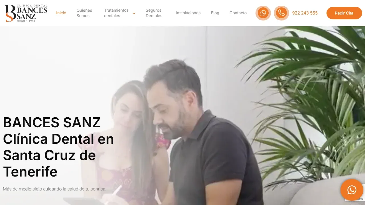 Proyecto Clínica Dental Bances - Dentista Tenerife - SEO Salud Dental - Caso de éxito Clínica Dental Bances