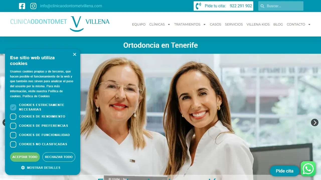 Clínica Dental Odontomet Villena - Ortodoncia Tenerife - Marketing Digital Salud